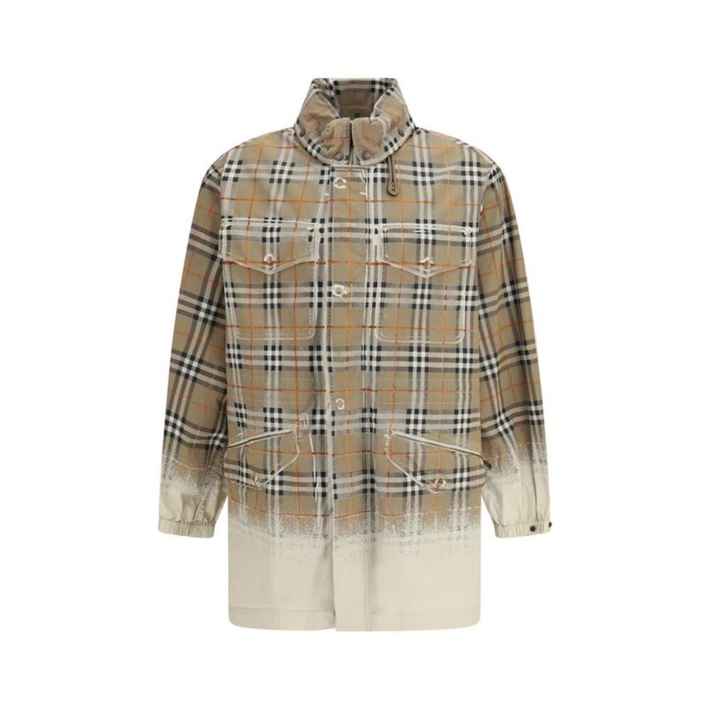 Burberry Beige Cotton Men's Parka